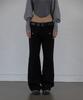 SETUP-EXE Line Bootcut Pants / Black