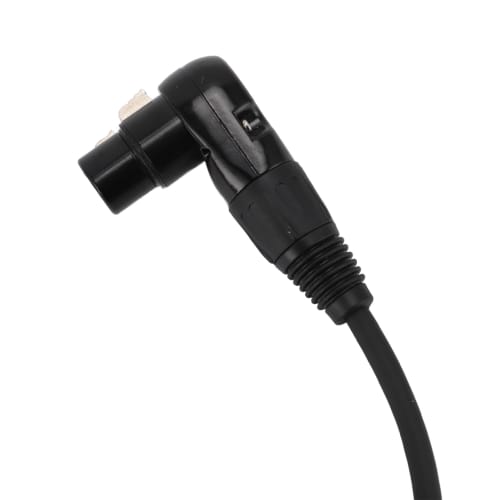 Ongwan XLR Microphone Extension Cable Adapter, Right Angle XLR to Straight XLR Cable, PVC (1 Meter/3.3 Feet)