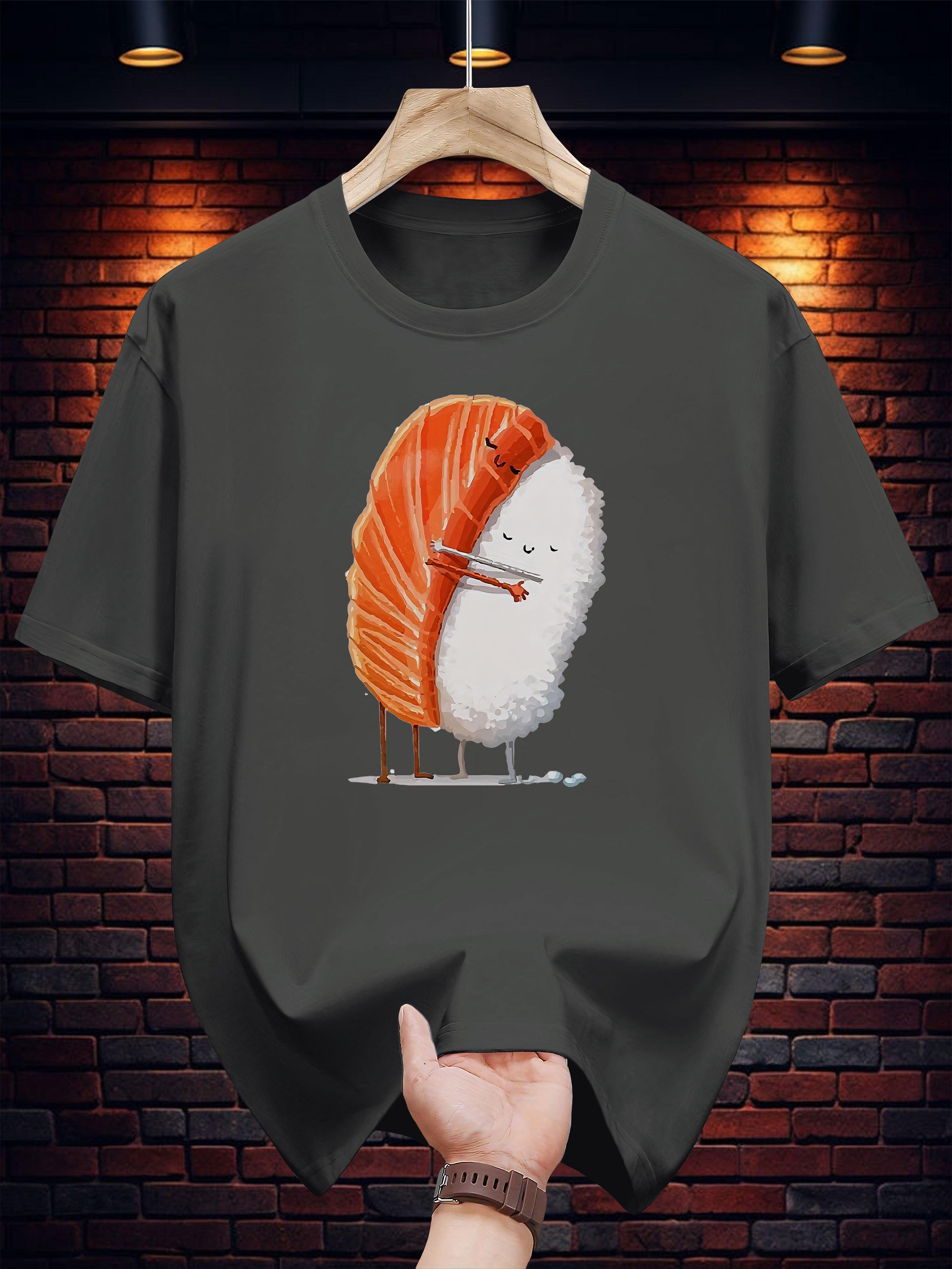 

Printed Short-Sleeve T-shirt - Stylish Casual Summer Wear S