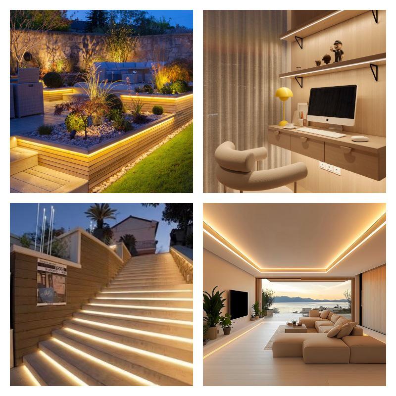 Super Bright 220V/110V COB LED Waterproof Outdoor Linear Strip Light for Signboards & Backgrounds