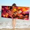 Popular Anime el H-Hazbin Bath Towel Microfiber Soft Water Absorbing Breathable For Kids Decorative Cartoon Beach Towel