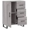 Sideboard Gray Sonoma 69.5 x 34 x 90 cm Particleboard