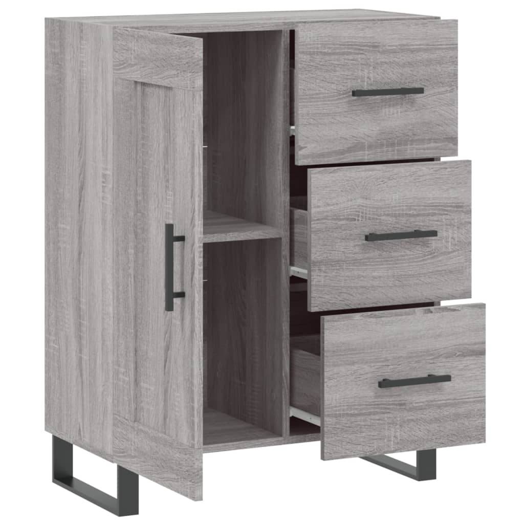 Sideboard Gray Sonoma 69.5 x 34 x 90 cm Particleboard