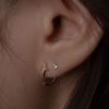 youngglow 14k sparkle C-type piercing earring