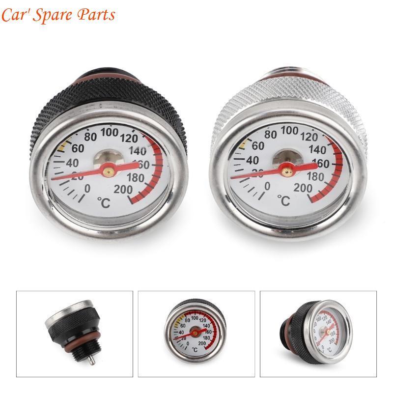 Y4UA Engine Oil Temperature Gauge M20x1.5 Motorcycle Caps 0-200℃ Display