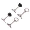 L Track Double Lug Threaded Stud Nut Fitting Kit M8x60mm Sturdy Stainless Steel for Truck Bed Trailer Cargo Control