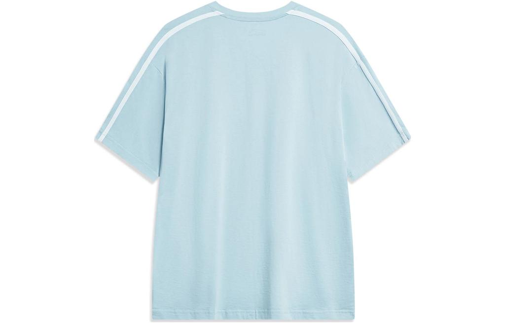 Li Ning Sports Life Collection T Shirt Unisex Condensed Sky Blue AHST565-8