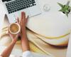 Desk Mat with Pattern for Teenagers and Students Wavy Lines 90X45 Cm