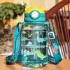 Cute Kids Water Bottle with Straw Free BPA Leakproof Outdoor Portable Children's Cups School Water Bottle for Children