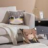 Vedio GGame GGirls Frontline Cushion Cover Pillowcase Short Plush Invisible zipper Room Sofa Cushion Cover