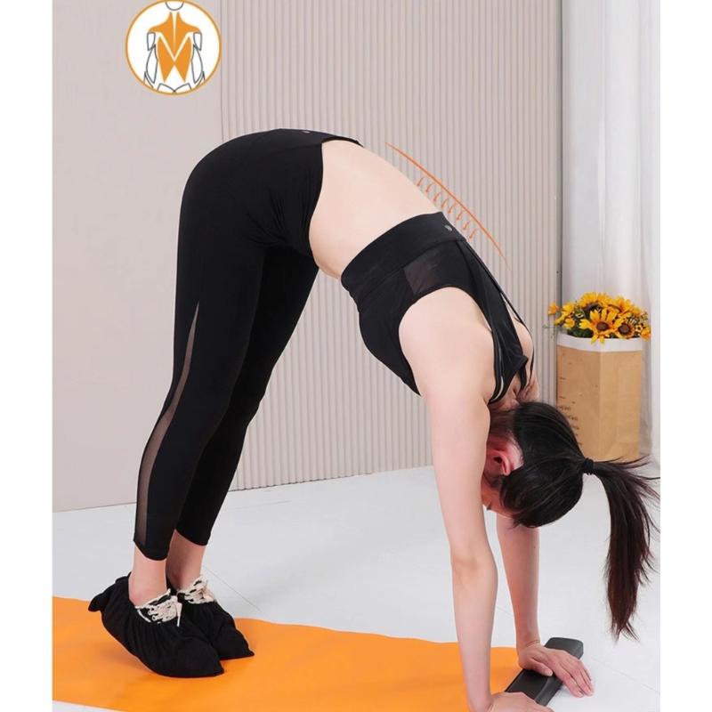 Indoor Gymnastics Track Exercise Mat Fitness Mats Multifunctional Slide Trainer with Nonslip for Home Yoga Pilates Art