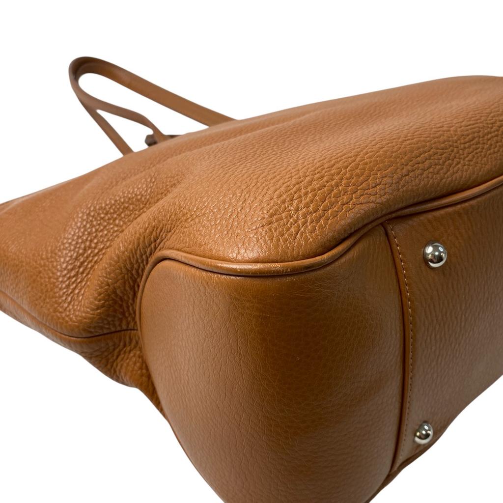 Used PELLE MORBIDATote Bag Brown Leather Women