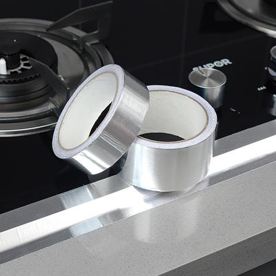 Ruban Adhésif en Aluminium Résistant aux Hautes Températures Ruban d'Étanchéité Adhésif en Aluminium pour Isolation Thermique et Étanchéité pour Réparation de Tuyaux de Cuisine