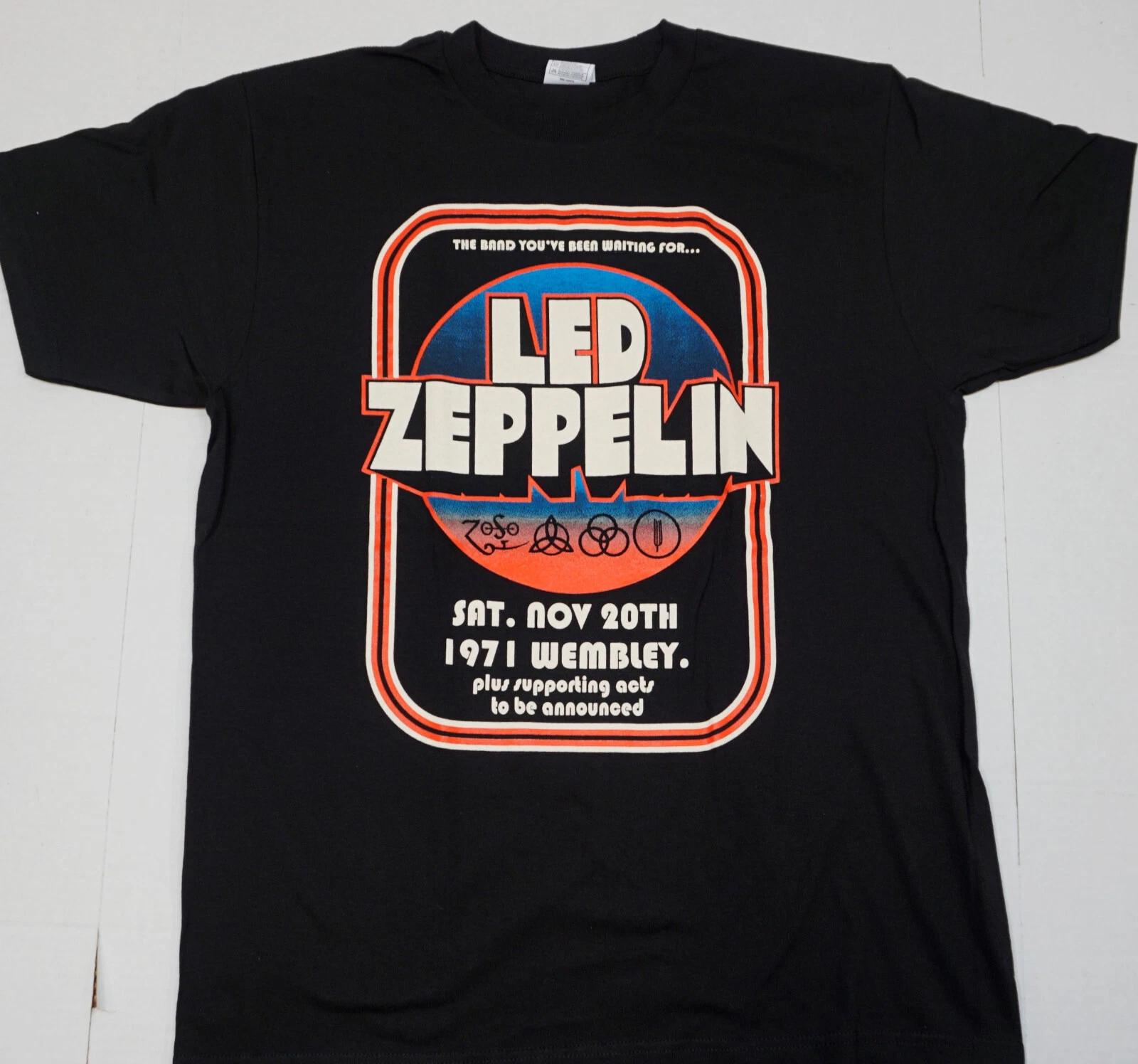 

Футболка Led Zeppelin Классический Рок Plant Paige Bonham JPJ Тройник Мужская Черная Новая S
