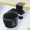 Desk Side Holder Clip Rotary Cup Support For Water Bottle Can Cup Fixing Stand Non-Slip Base Tabletop Supplies Beverage Holder