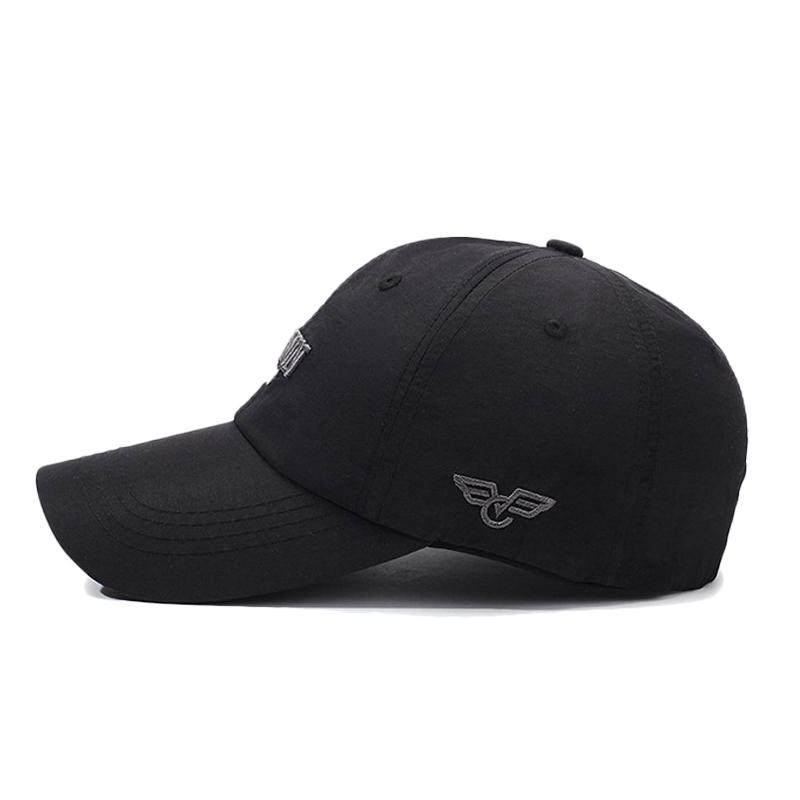 Embroidered Letter Hat Sunscreen Hat Men's Summer Sun Hat Breathable Cap Quick-Drying Baseball Cap
