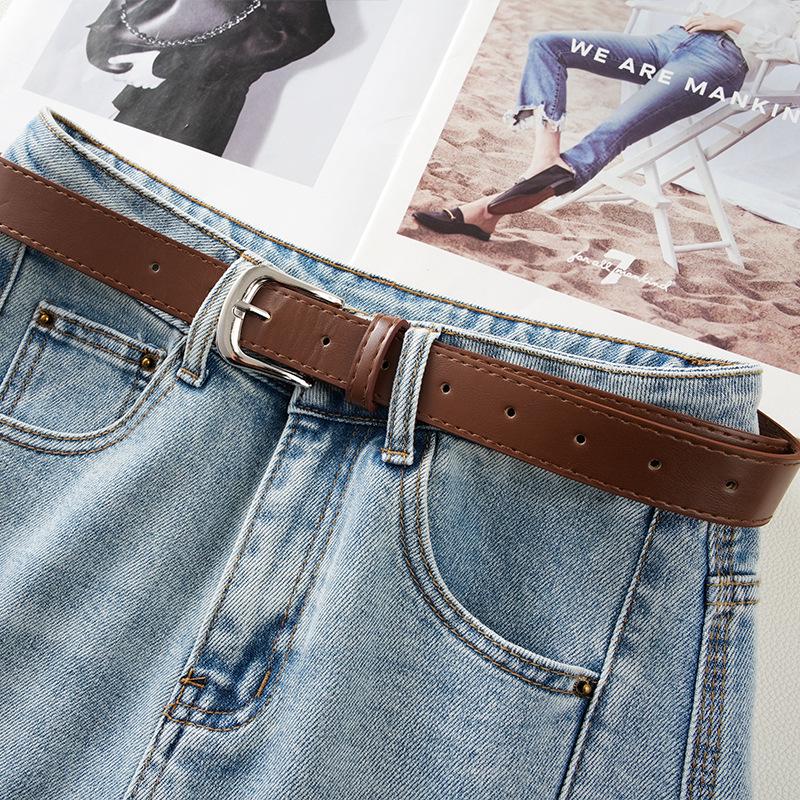 Women's Light Blue Retro Wide-Leg High-Waisted Jeans - 2025 Spring/Autumn Collection