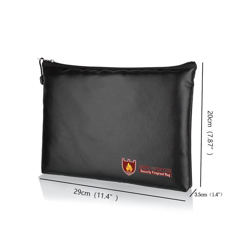 Fireproof Large-Capacity Passport & Document Storage Bag