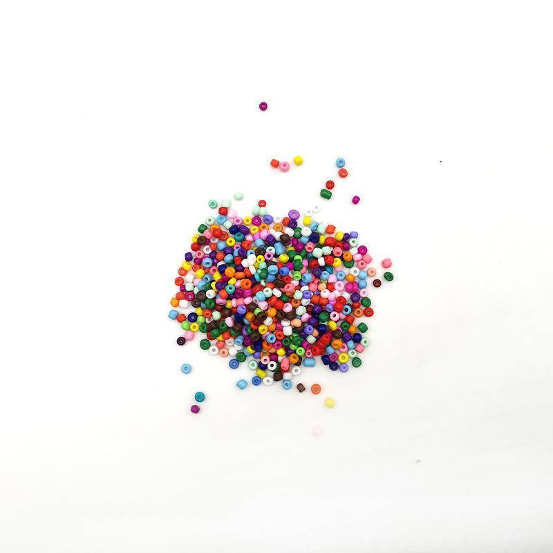 

Painted 200G 2 3 4Mm Glass Cross Beaded Embroidery Bracelet Diy Beaded Millet Beads Loose Beads [200g pack] 4mm (6/0)