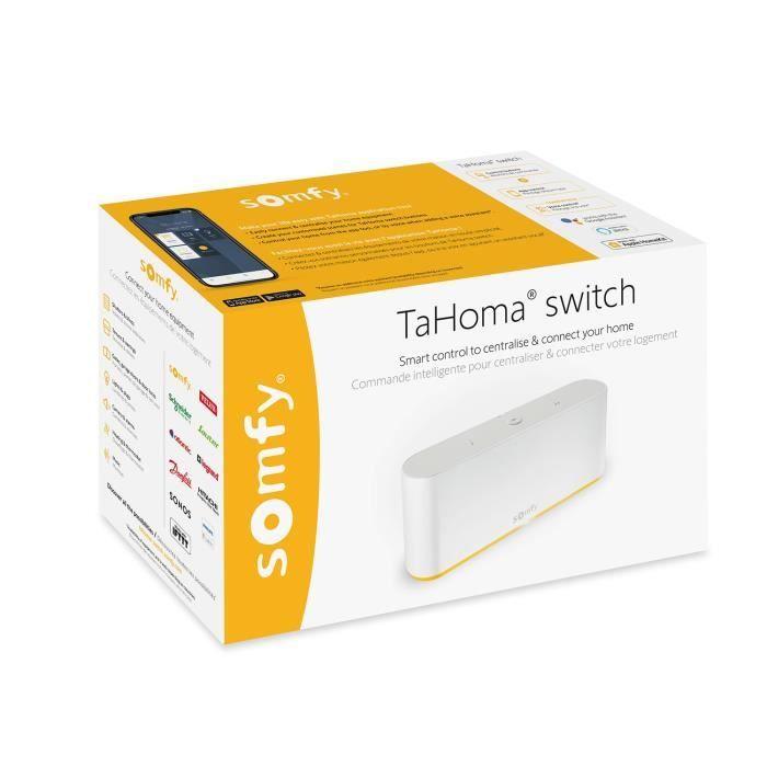 Somfy 1870595 – TaHoma Switch| Commande intelligente pour centraliser et connecter votre logement | Compatible IO, RTS &amp; Zigbee 3.0