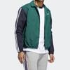 Adidas Originals Trefoil Coach Jacket With Colorblock Logo Men Jackets Blue Green EJ7109