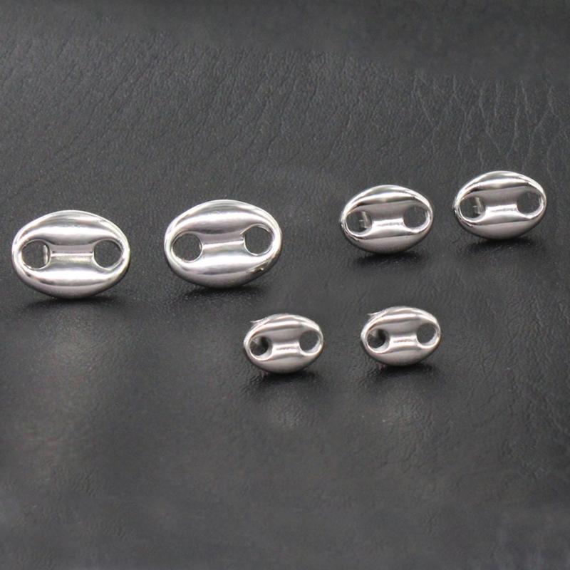 Stabile Edelstahl-Ohrringe mit Kaffeebohnen-Design für Damen und Mädchen Trendiges Schmuck-Accessoire Geschenke Allergiefrei