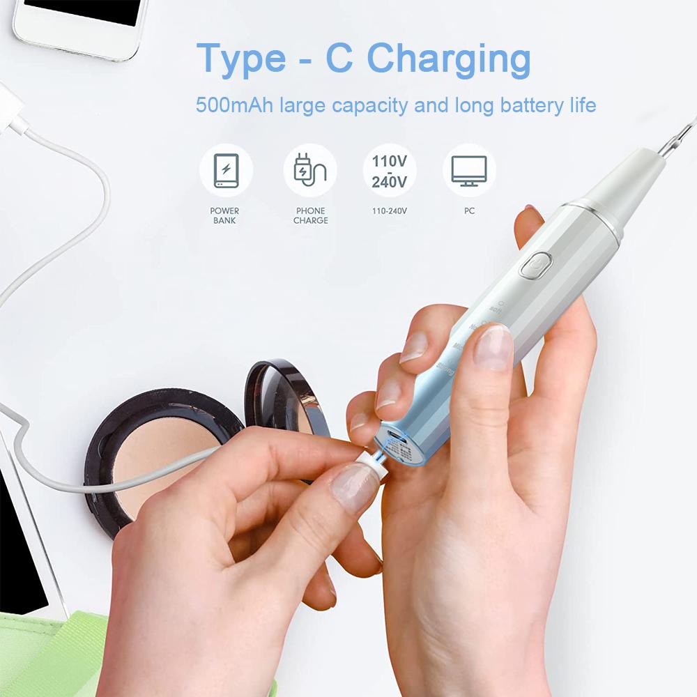 Visuelle Ultraschall-Scaler, Zahnentferner zum Aufhellen von Zähnen, elektrischer Ultraschall-Zahnreiniger, Entfernung von Zahnprodukten per Telefon-APP