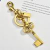 Vintage Metal Keychain Bag Pendant With Electroplating For Fashionable Handbag Decor Summer