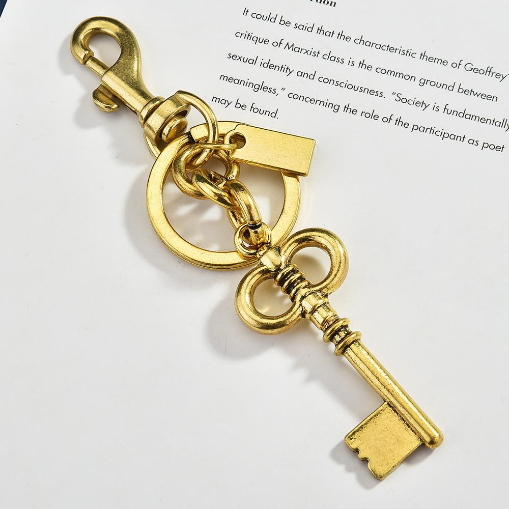 Vintage Metal Keychain Bag Pendant With Electroplating For Fashionable Handbag Decor Summer
