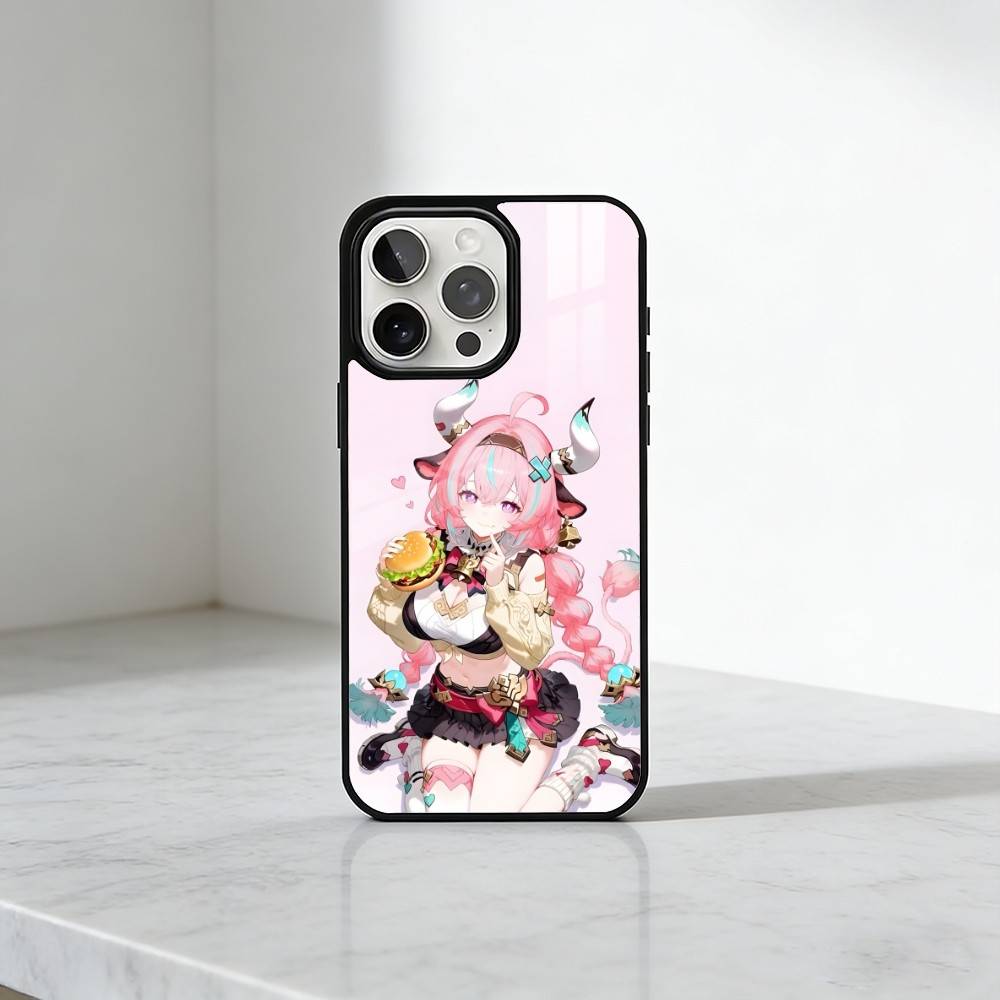 Bull Girl V-Varesa Genshin Phone Case For iPhone17,16,15,14,13 Plus,Pro Max Magnetic For Magsafe Wireless Charging
