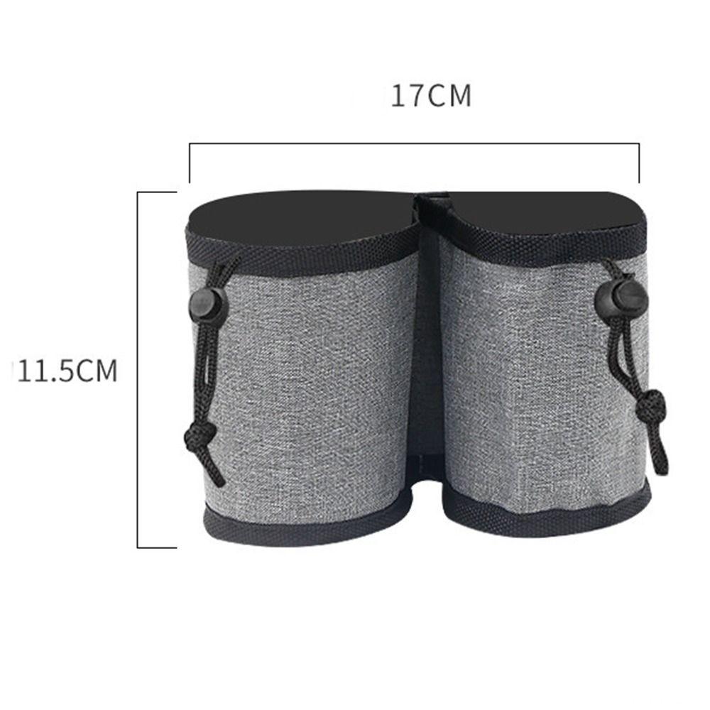 With Zippered Pocket Luggage Travel Cup Organizer Oxford Cup Accessories  Fits Most Roll-On Handles
