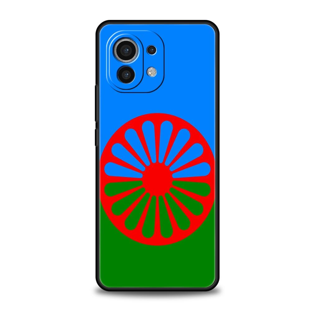 Phone Case For Xiaomi Mi 15 14 13 12 11 Lite 14T 13T 12T 11T Pro Poco X6 X5 X3 Pro F6 F5 F4 Gypsy Flag Sinti&Romanies Cover