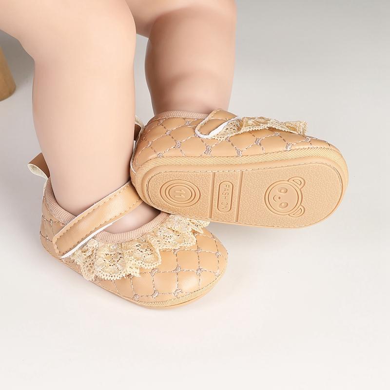 Infant Baby Girls Flat Non-slip Shoes Princess Shoes
