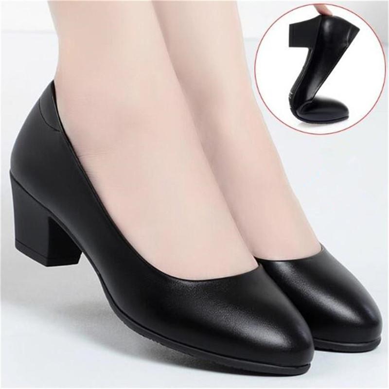 Fashion New Women's Pumps Soft Sole Comfortable Non-slip Women's Single Shoes Mother Shoes Fashion Woman Office Work Shoes