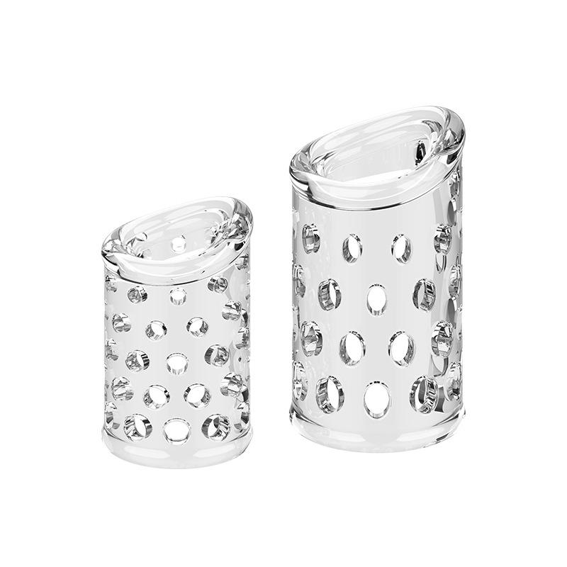 Foreskin Correction Cock Ring Penis Sleeve Delay Ejaculation Male Chastity Cage Sex Toys For Men Sex Products 2pcs/set