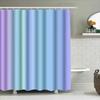 Modern Bath Shower Curtain with Horse Print for Bathroom Decoration White Polyester Fabric Hanging Rings Included (180cm X 240cm