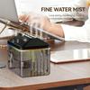 New Bluetooth Speaker & Desktop Mist Humidifier Combo ,900ML 6-Nozzle Musical Humidifier With Colorful Light for Home Office Use
