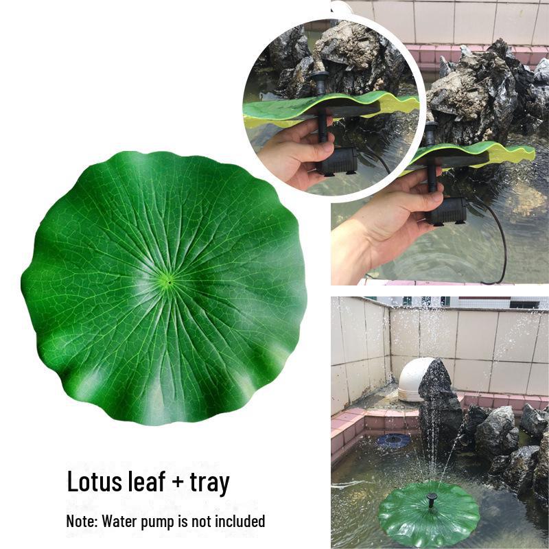 

Компактный фонтан на солнечной энергии (190г) lotus leaf floating tray