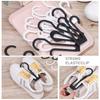 Portable Durable 10 Pcs Shelf Hanger Plastic Shoes Drying Hooks Hanger Slipper