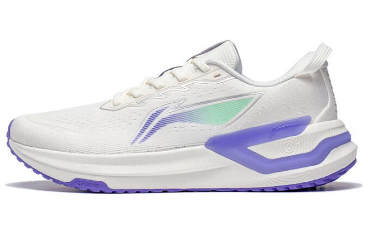 Li Ning YueYing 3.0 Удобный текстиль, Амортизация TPU, Износостойкие Низкие Повседневные Беговые Кроссовки Мужские Белый ARHT019-1 43