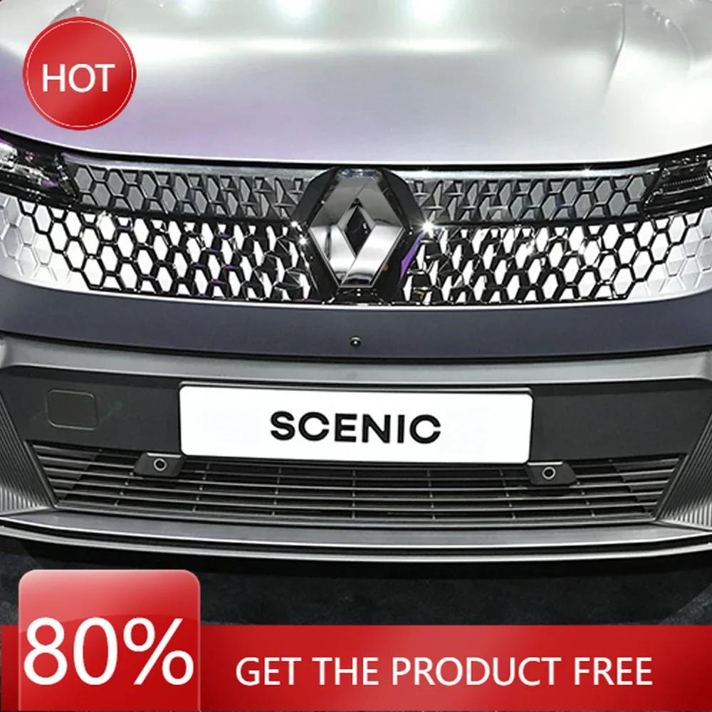 Hub Caps For Renault Megane Clio Kadjar Arkana Captur Twingo Talisman RS Car Hood Front Grill Rear Trunk Badge Emblem Stickers A