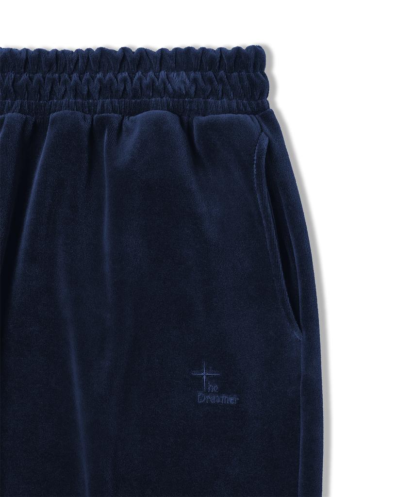 Deodeulimeo Soft Velvet Sweatpants Navy