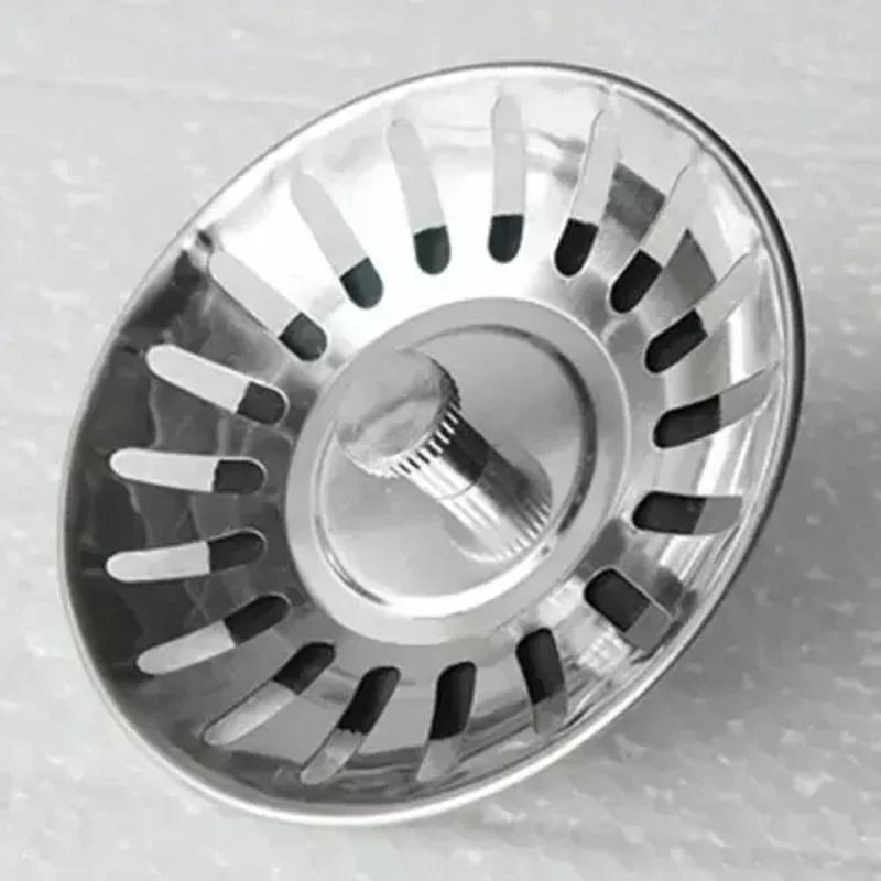 Kitchen Small Stainless Steel Pool Bathtub Catcher Stopper Bathroom Sink Strainer Waste Filter Plug Kitchen Gadgets Accessories