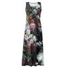 Summer Dress For Women Casual Printed Comfortable Sleeveless Cotton Dress With Pocket
