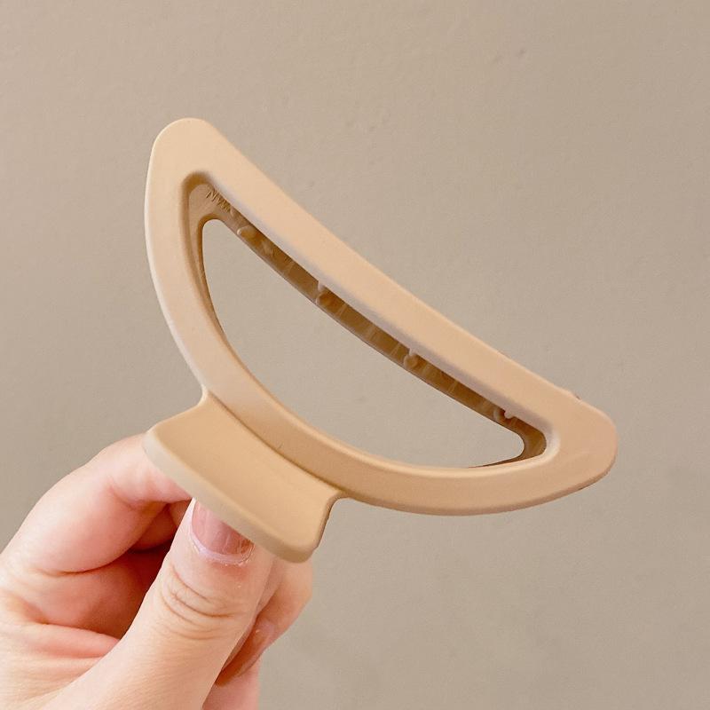 Nuove pinze per capelli a chela eleganti da donna Bianco Caffè Plastica Grande Pinza per capelli Copricapo Coreano Ragazze Pinze per capelli a chela di granchio Accessori per capelli alla moda