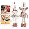 Christmas Tree Hanging Ornament Handmade Charm Hanging Doll Christmas Doll for Holiday Indoor Outdoor Home Office Party Tabletop
