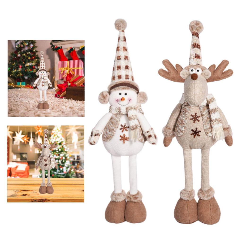 Christmas Tree Hanging Ornament Handmade Charm Hanging Doll Christmas Doll for Holiday Indoor Outdoor Home Office Party Tabletop