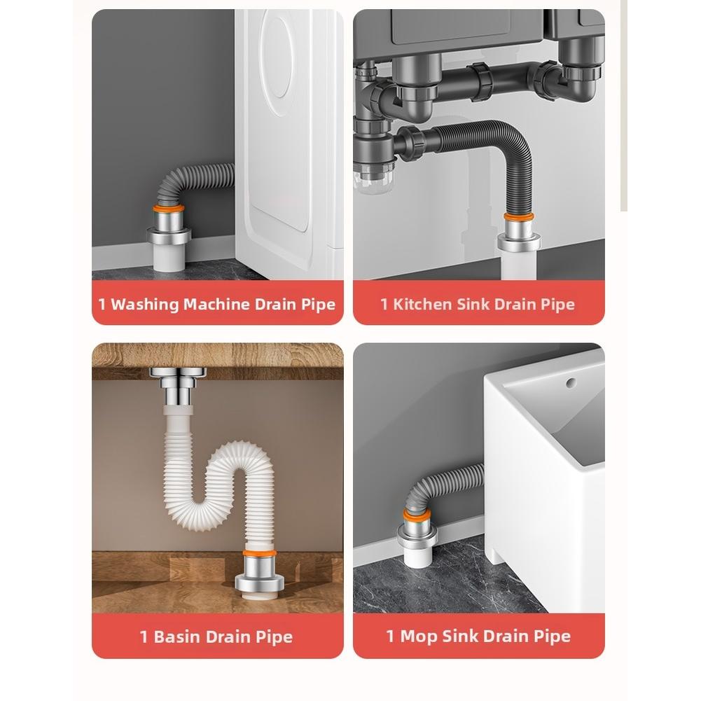 Anti Scent ABS Drain Cover with Magnetic Seal for Kitchen Sink and Bathroom Pipes Fits 50mm 75mm Easy Installation