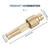 SEAMETAL Spray Nozzle Brass Water Gun High Pressure Direct Spray Quick Connect Adjustable Watering Gun Home Garden Sprinkler