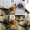 1Pcs Rabbit Floral Print Waterproof Non-Slip Thick Cushioned Kitchen Mat Heavy Duty Comfort Standing Mat for Kitchen Bathroom